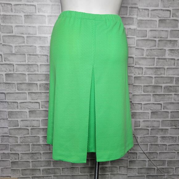 Vintage Neon Green/White Plaid & Polka Dot 3 Piece Set - Picture 9 of 10